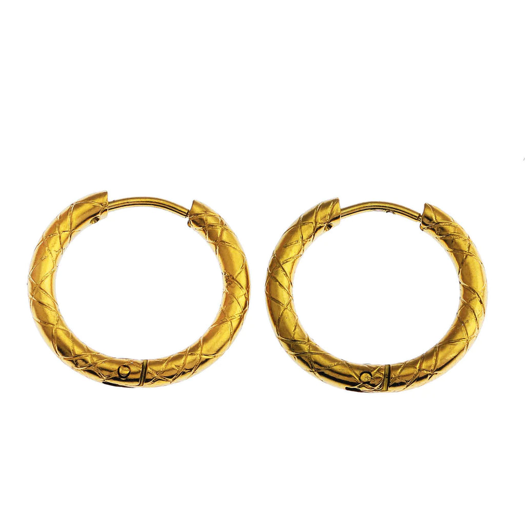 Malena Gold Earrings Hackney Nine