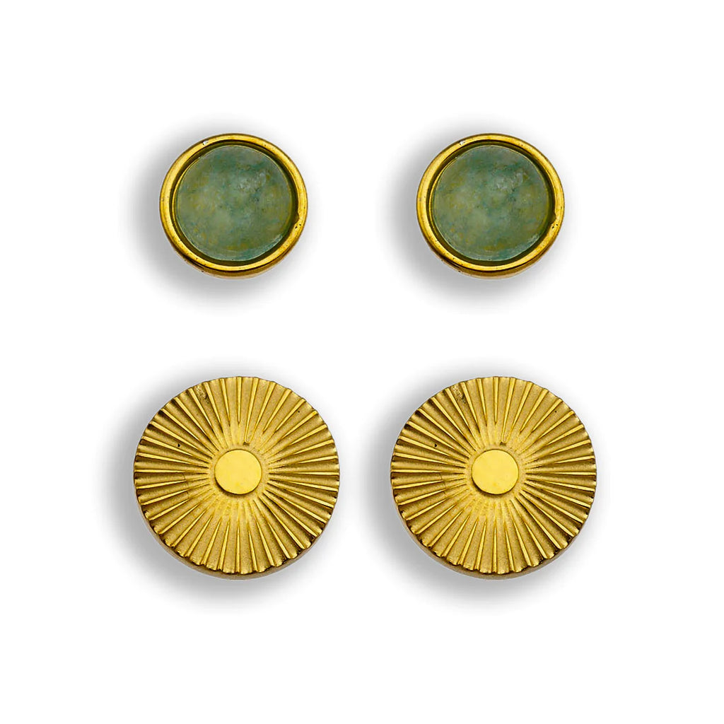 Boucle d'Oreilles Natalie 2 Or Hackney Nine