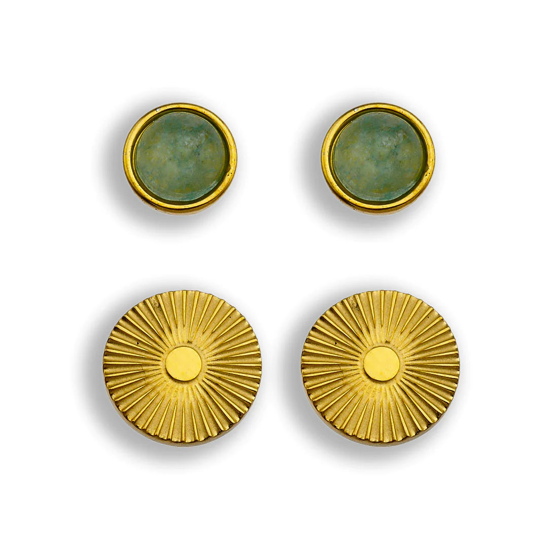 Boucle d'Oreilles Natalie 2 Or Hackney Nine