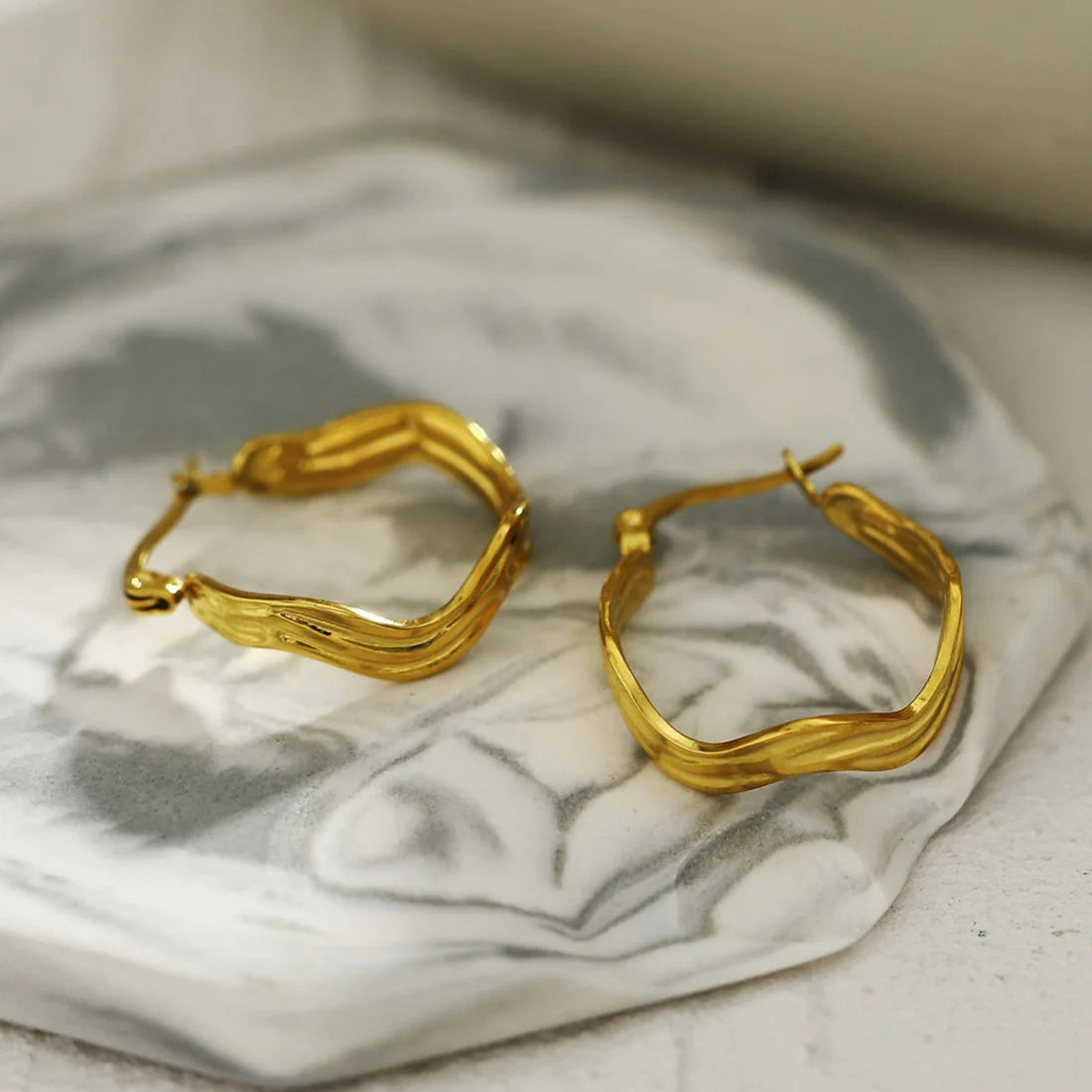 Giza Gold Hackney Nine Earrings