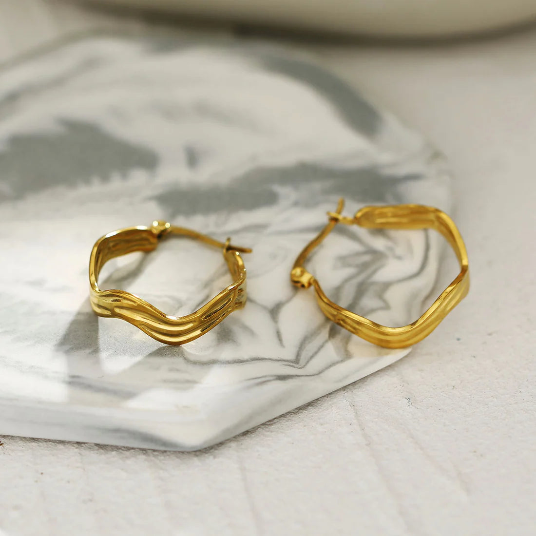 Giza Gold Hackney Nine Earrings