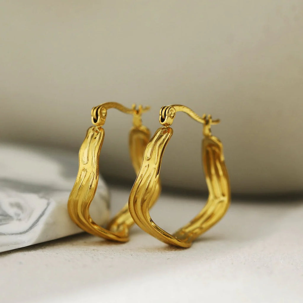 Giza Gold Hackney Nine Earrings