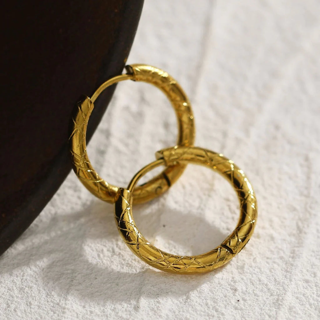 Malena Gold Earrings Hackney Nine