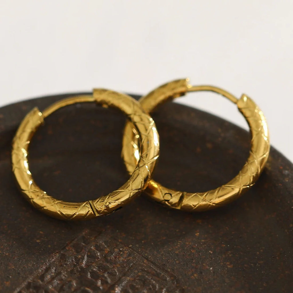 Malena Gold Earrings Hackney Nine