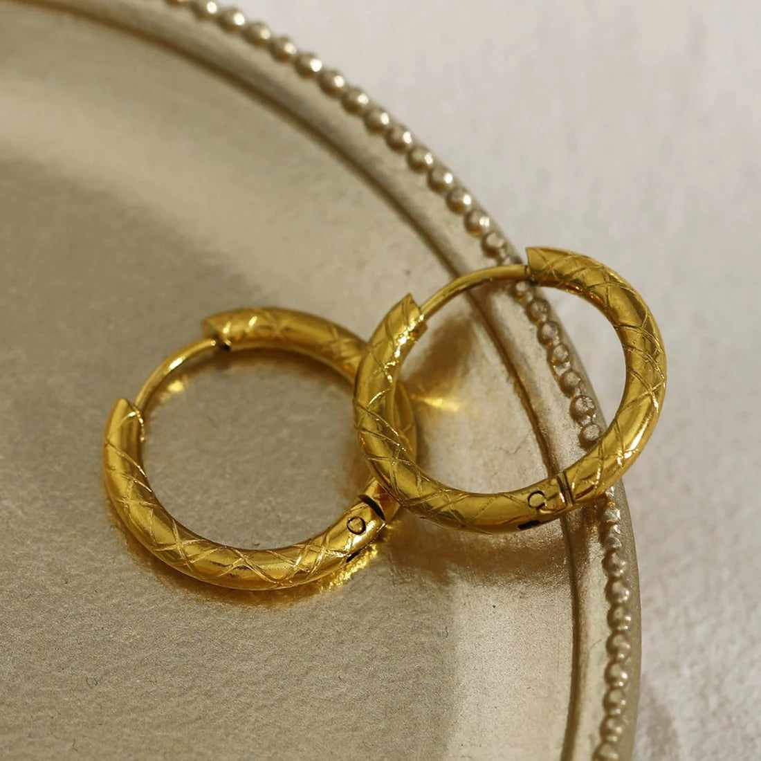 Malena Gold Earrings Hackney Nine