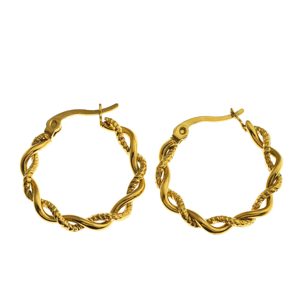 Hackney Nine Gold Barbabra Earrings