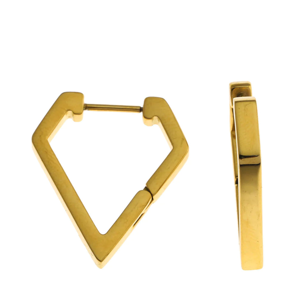Cagliari Gold Hackney Nine Earrings