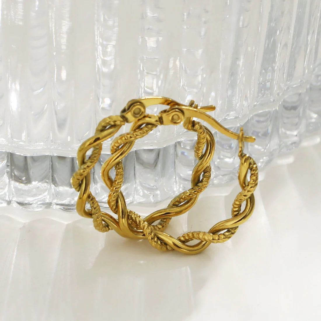 Hackney Nine Gold Barbabra Earrings