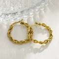 Hackney Nine Gold Barbabra Earrings