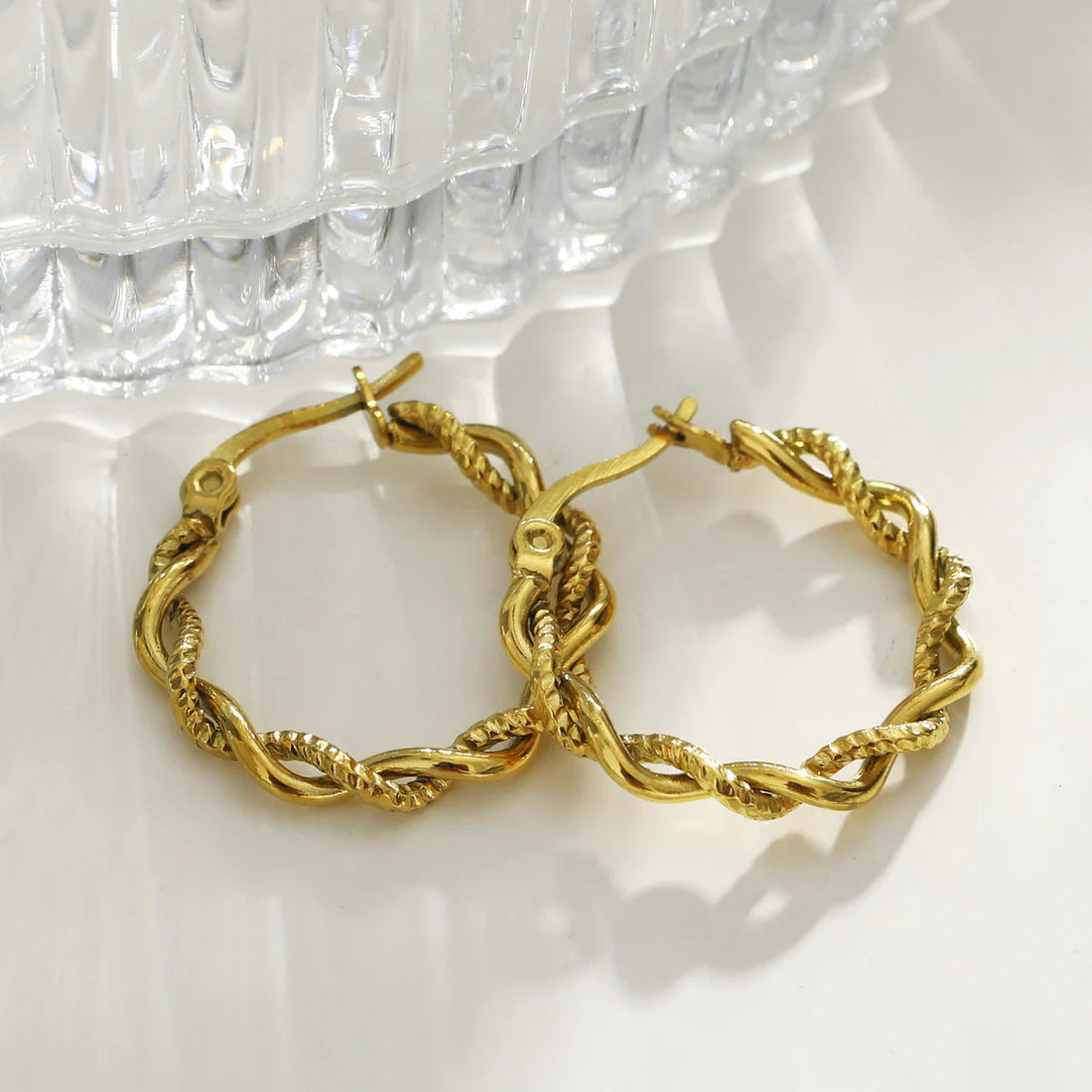 Hackney Nine Gold Barbabra Earrings