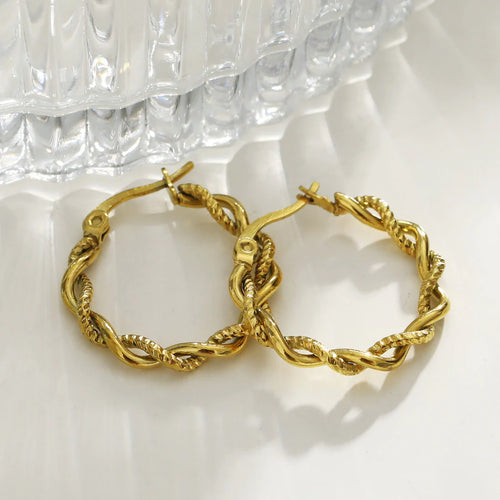 Boucle d'Oreilles Barbabra Or Hackney Nine