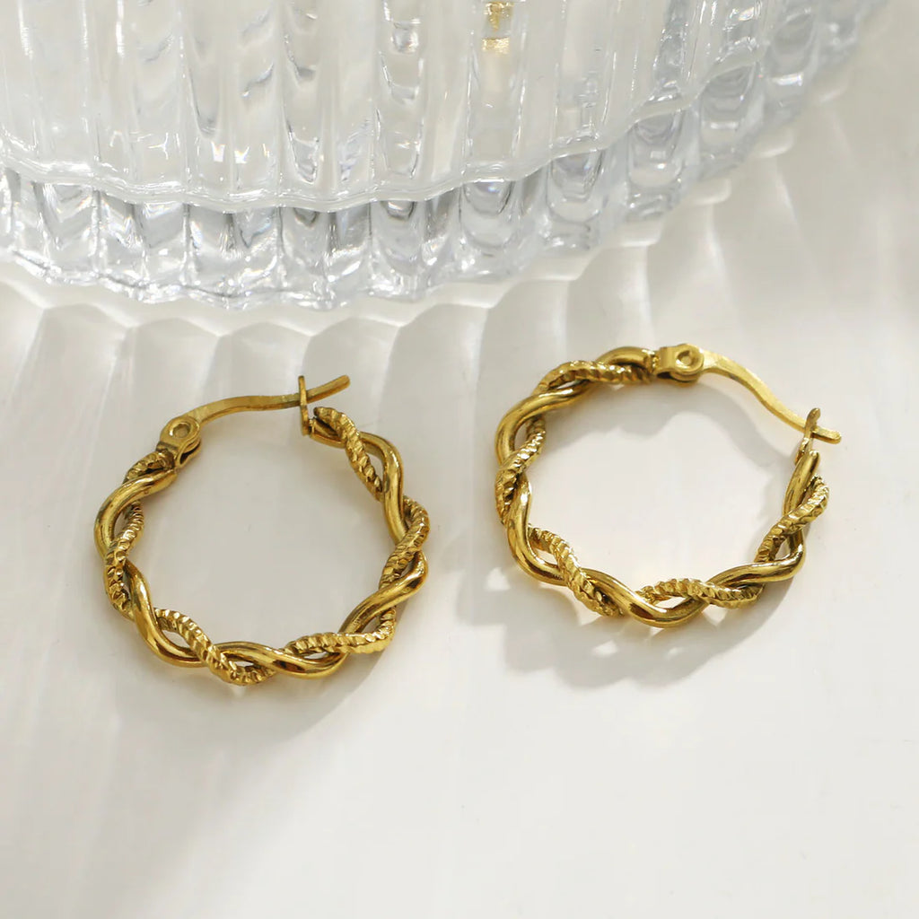 Hackney Nine Gold Barbabra Earrings