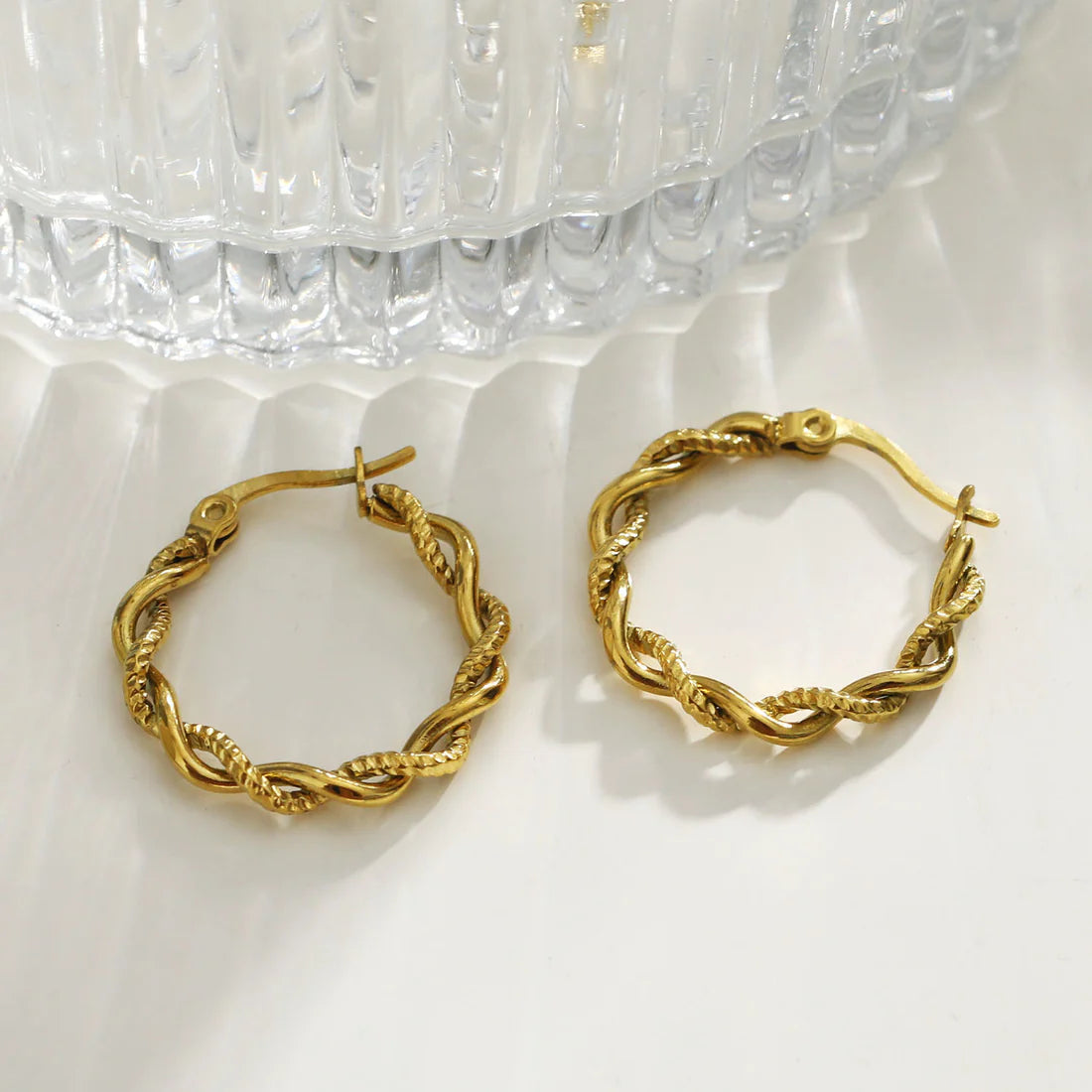 Hackney Nine Gold Barbabra Earrings