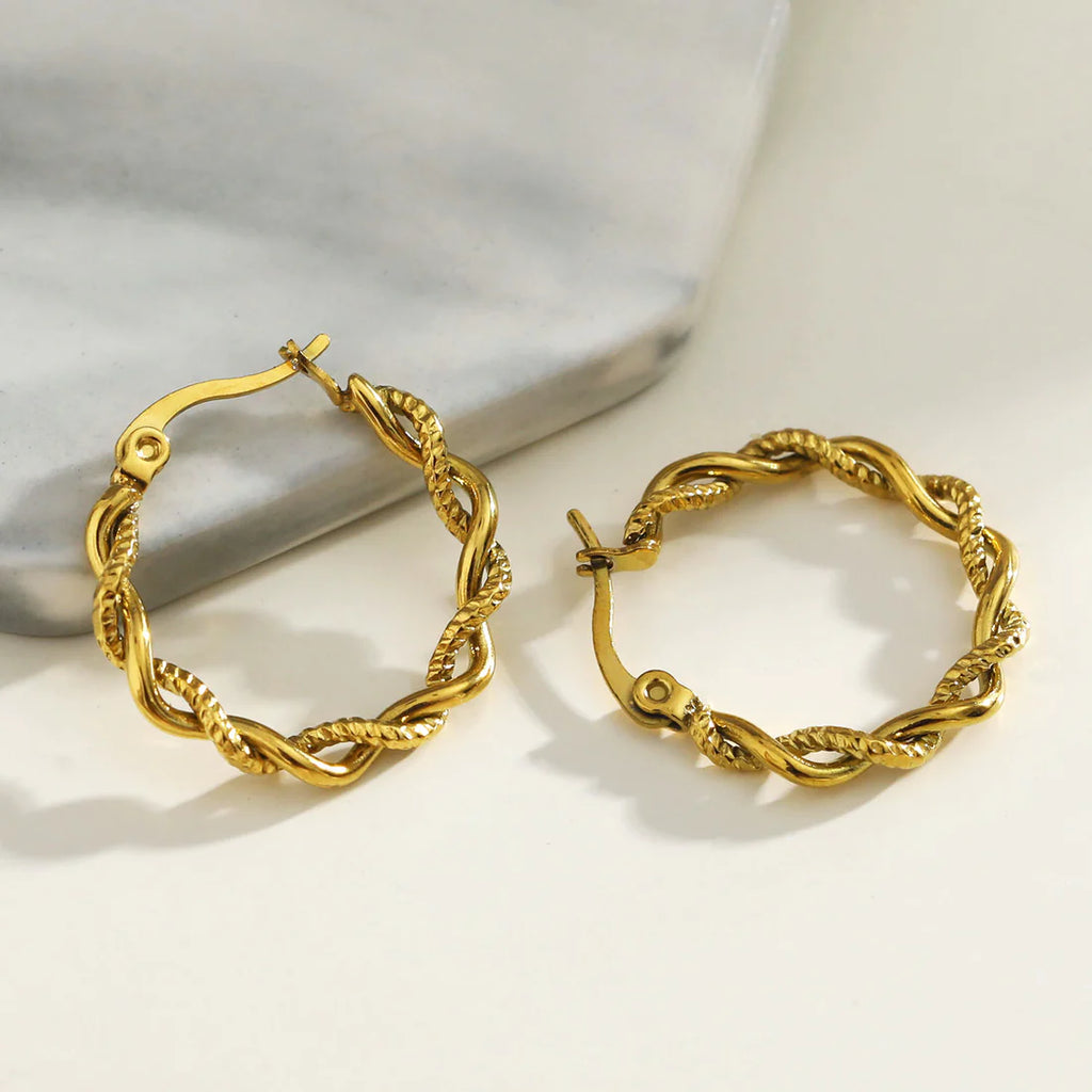 Hackney Nine Gold Barbabra Earrings
