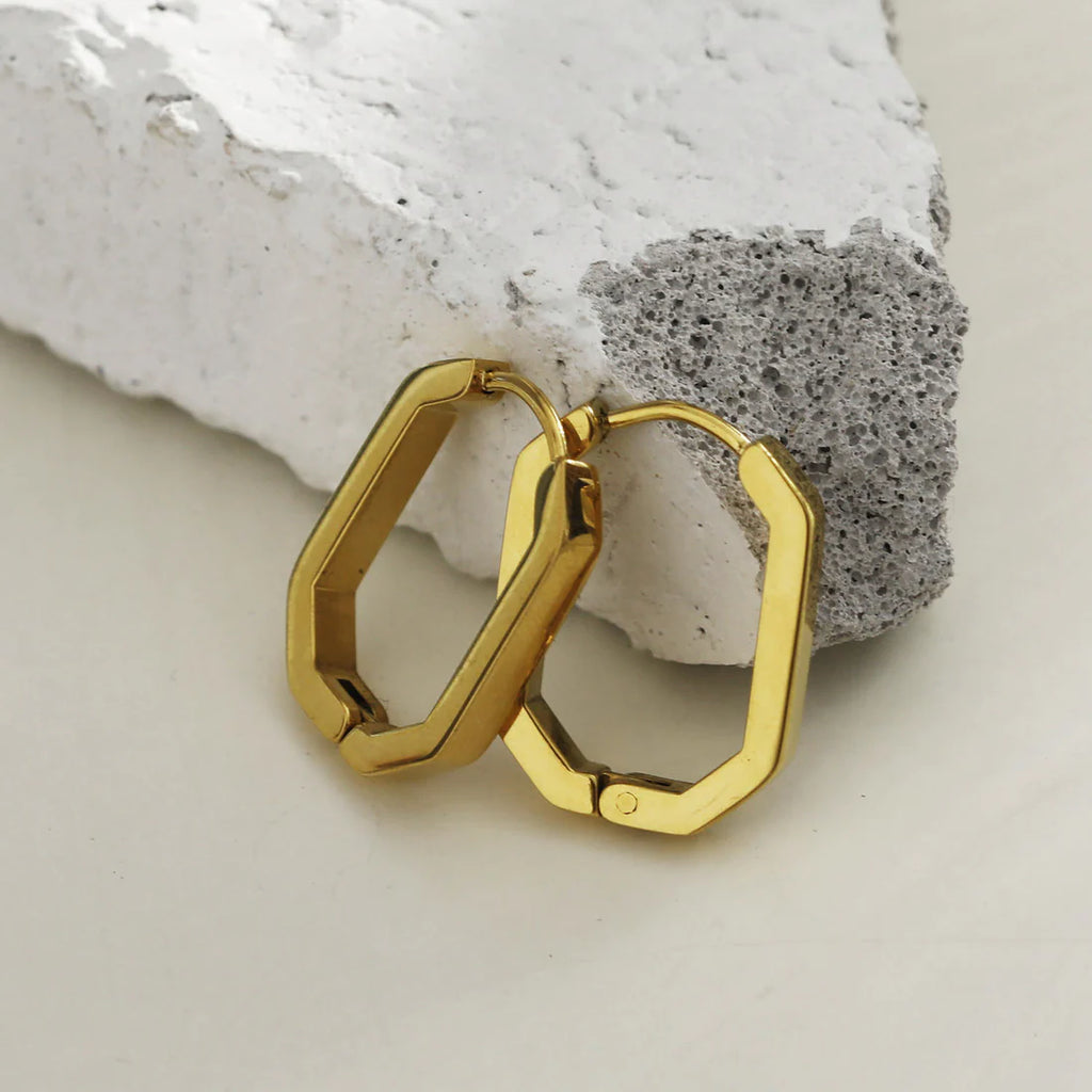 Caccuri Gold Hackney Nine Earrings