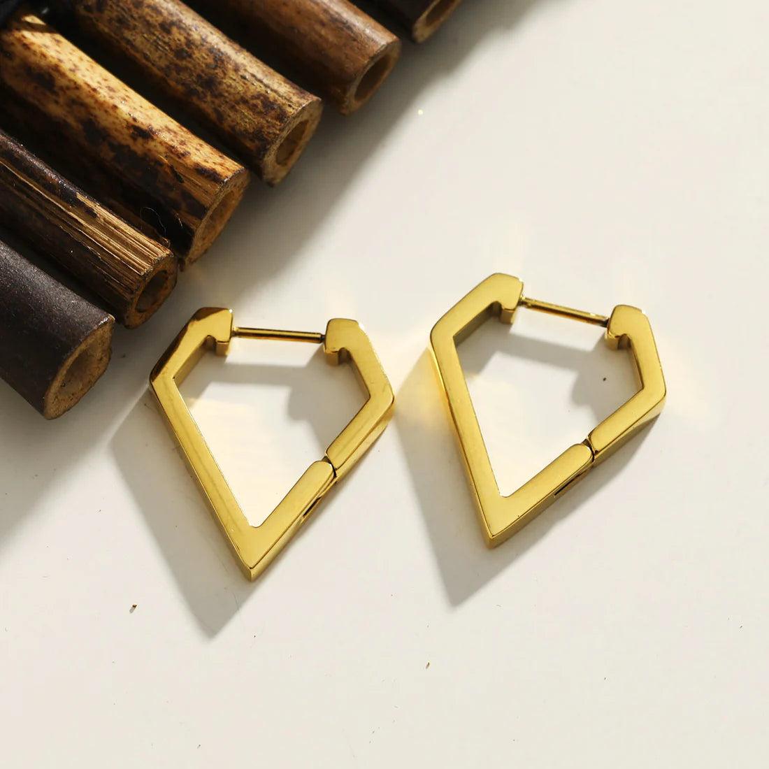 Cagliari Gold Hackney Nine Earrings