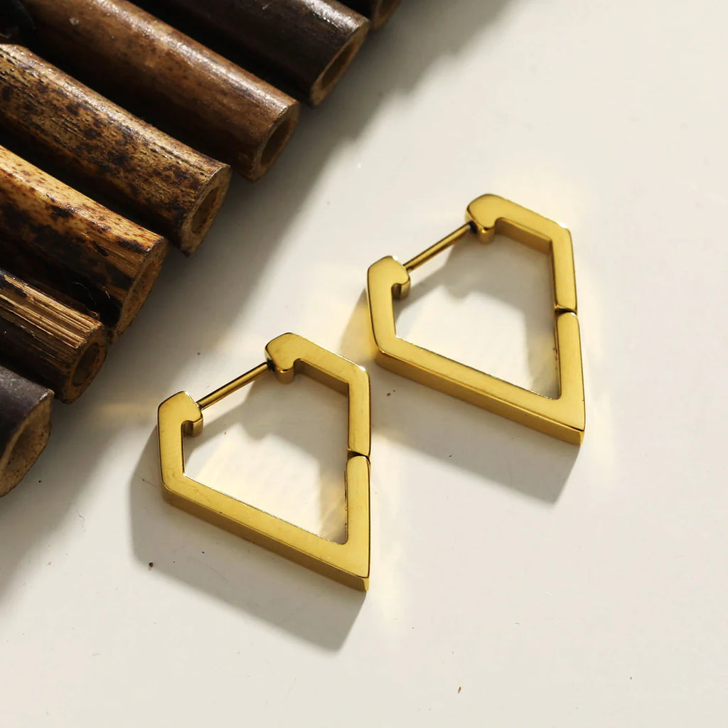 Cagliari Gold Hackney Nine Earrings