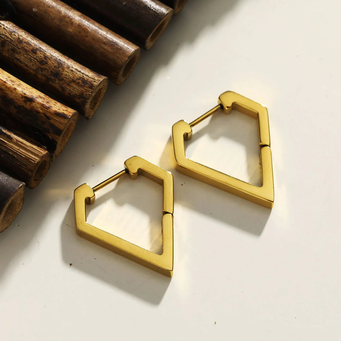 Cagliari Gold Hackney Nine Earrings