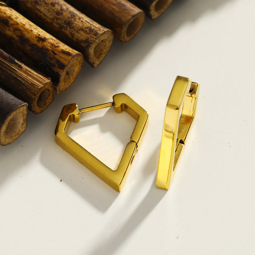 Cagliari Gold Hackney Nine Earrings