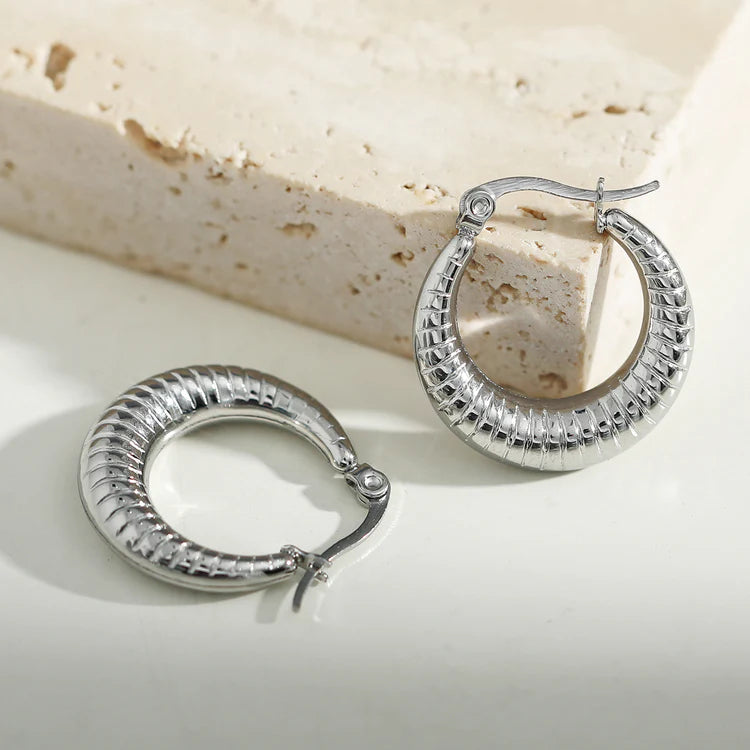 Boucles d'Oreilles Mischa Argent Hackney Nine