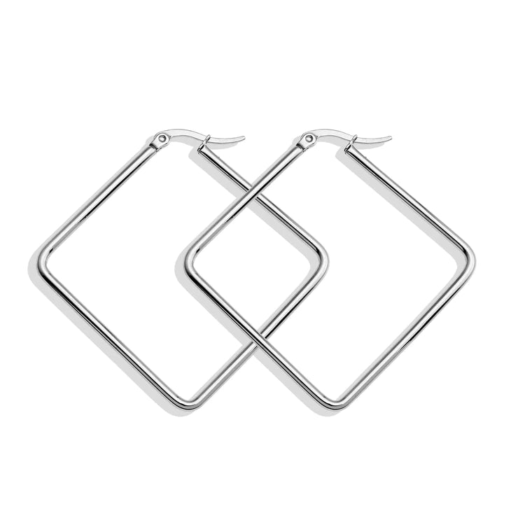 Reilynn Silver Hackney Nine Earrings