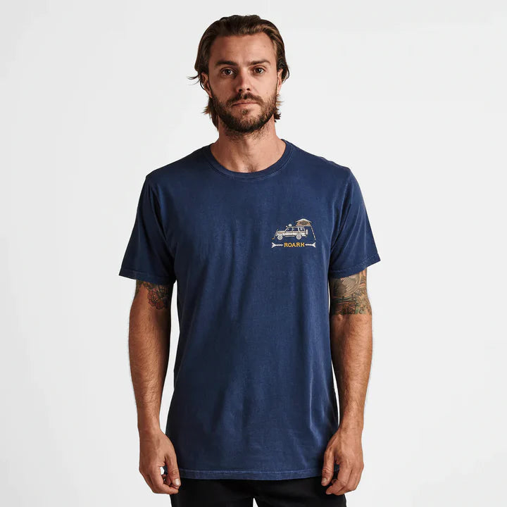 Tee-Shirt Overlander Bleu Marine Roark