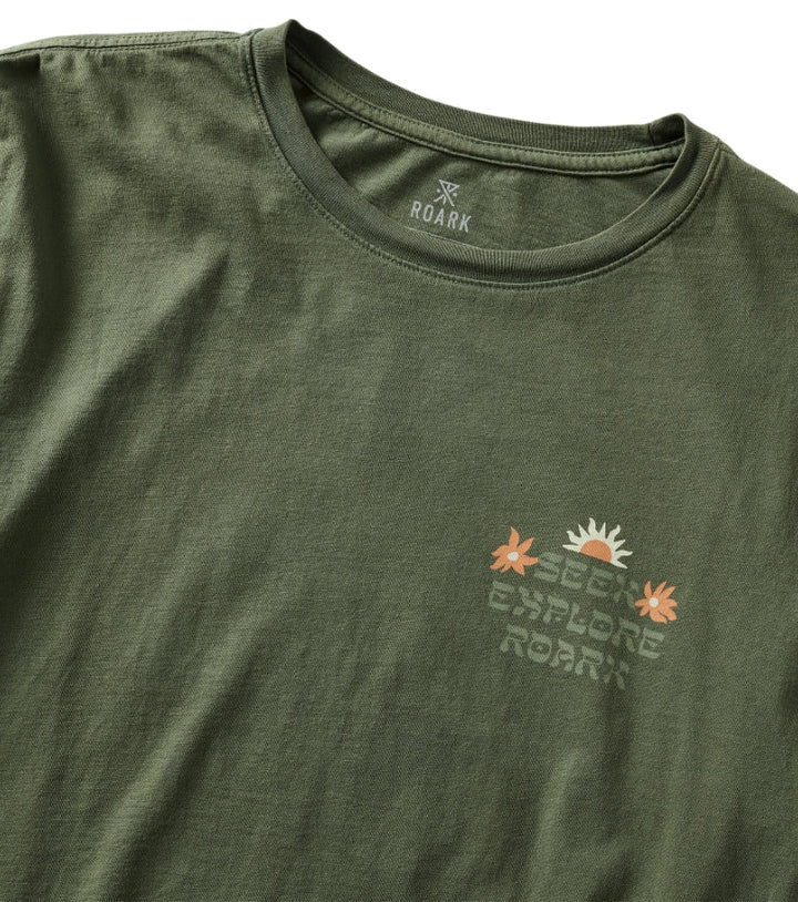 T-Shirt Atoll LS Vert Militaire Roark