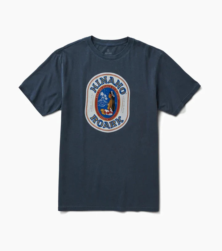 T-Shirt Hinano Label Bleu Marine Roark