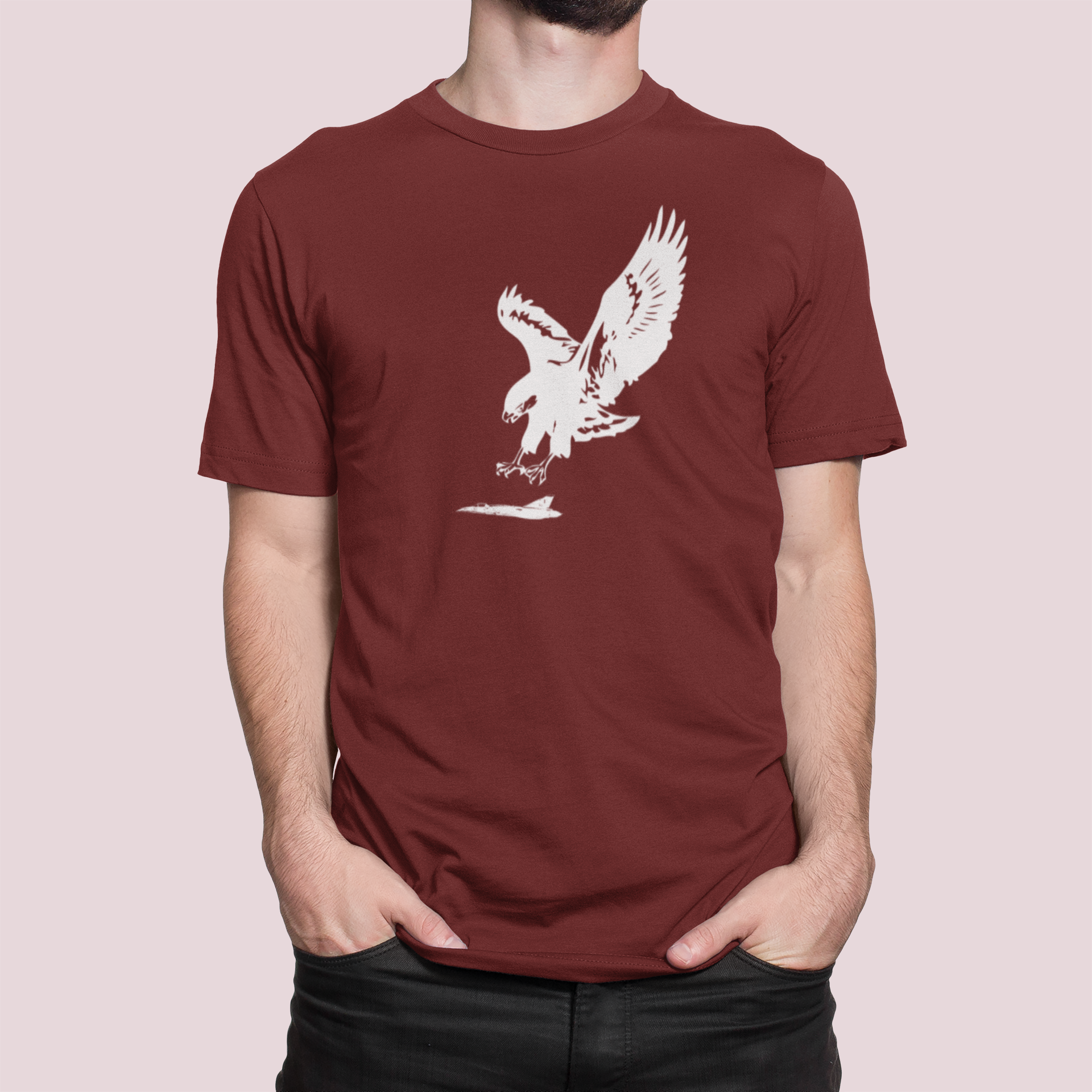 Iron Eagle Maroon Baltrakon T-Shirt