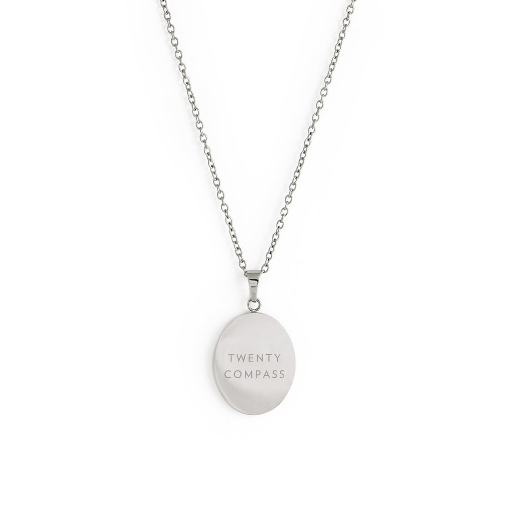 Twenty Compass Silver Seaside Necklace