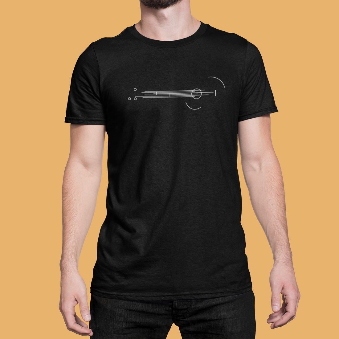 T-Shirt Guitartdeco Noir Baltrakon