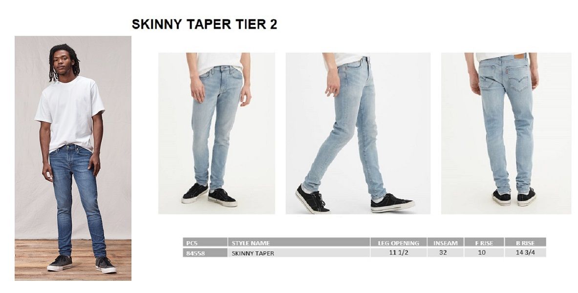 Levi's Got Friends Corfu Skinny Taper Jeans