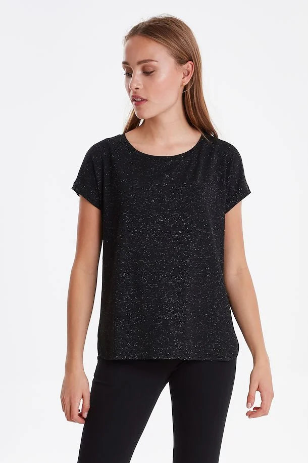 Black ICHI Rebel Top