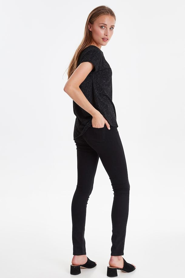 Black ICHI Rebel Top