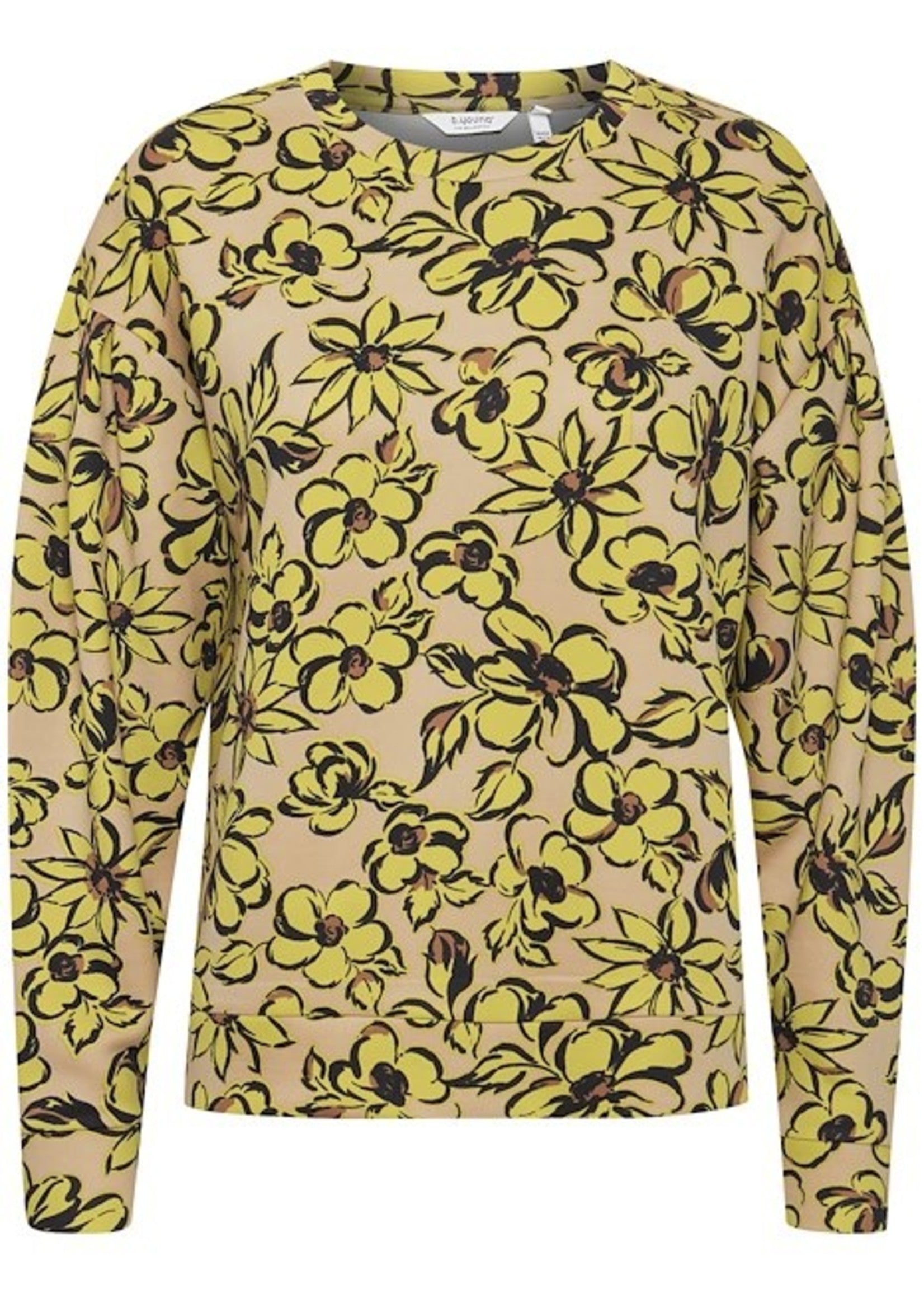 Chandail Sellah Beige/Jaune B.Young
