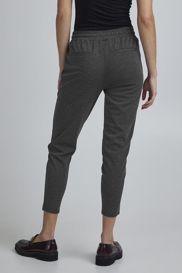 Pants Kate Dark Grey Melange Ichi