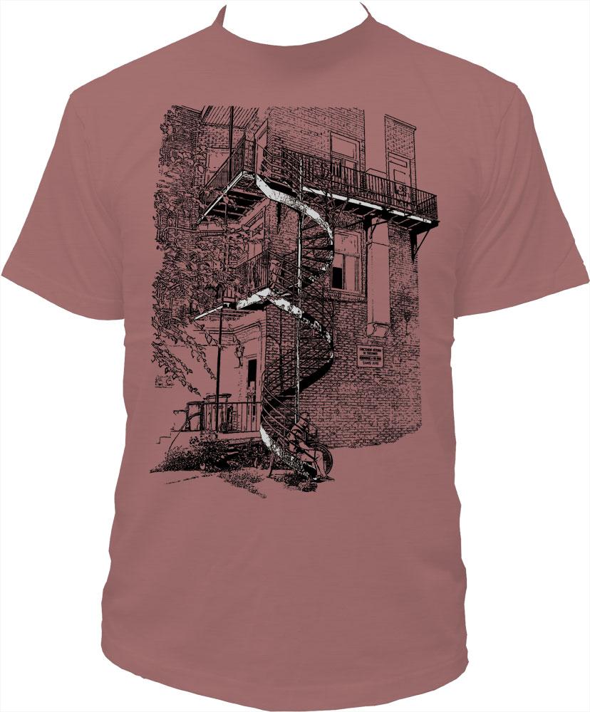 T-Shirt Escalier Tresnormale