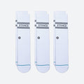Low-Cut STP Crew 3-Pack White Stance
