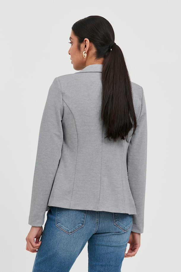 Jacket Kate Grey Melange ICHI