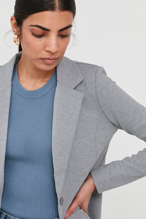 Jacket Kate Grey Melange ICHI