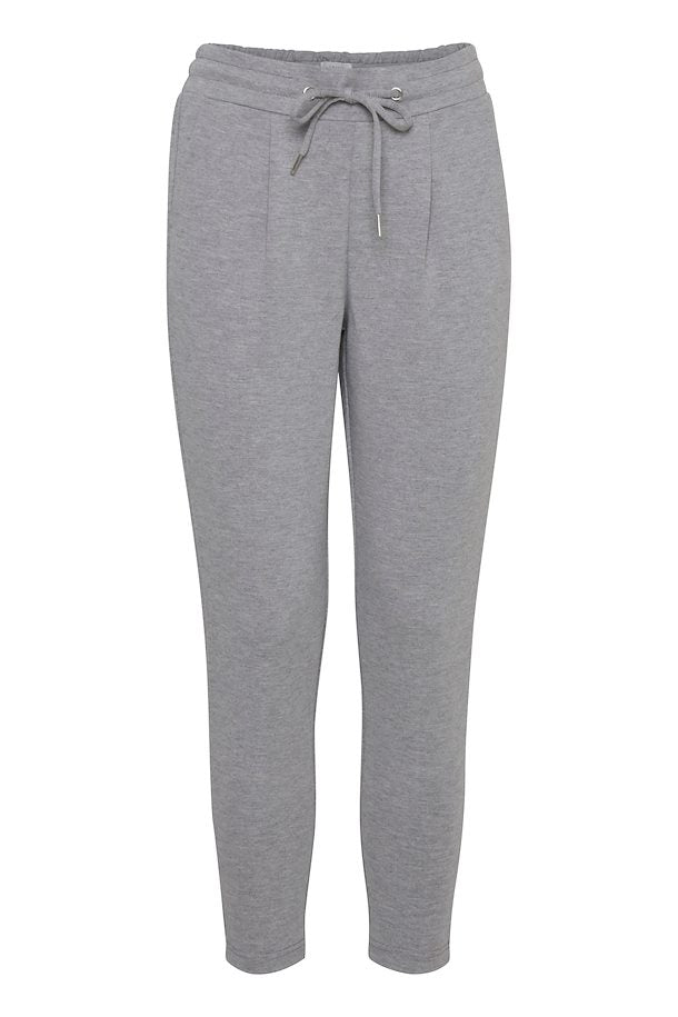 Trousers Kate Grey Melange Ichi