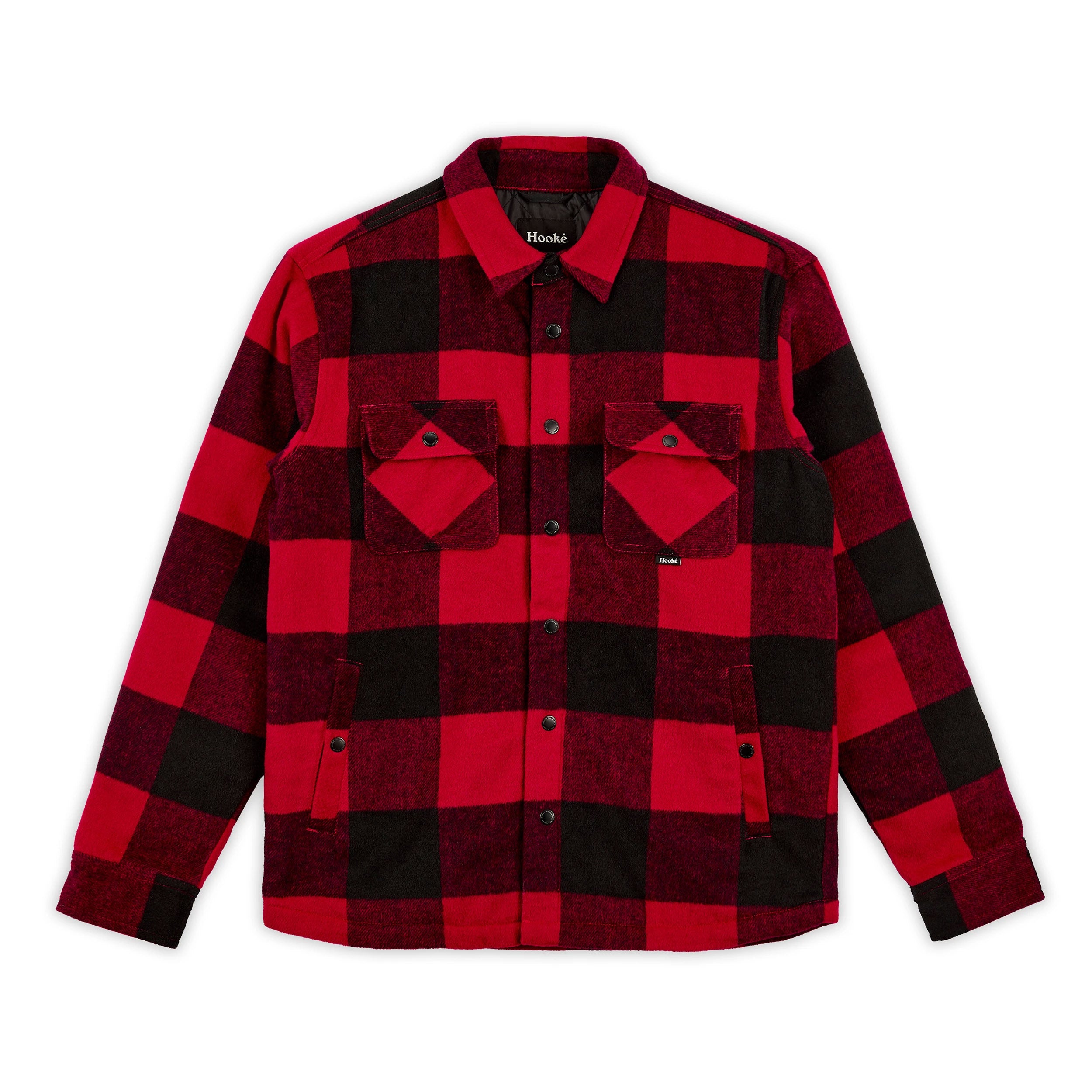 Original Red & Black Hooké Canadian Overshirt