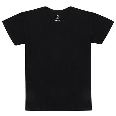 Jet Black Kuwalla Crew Neck T-Shirt
