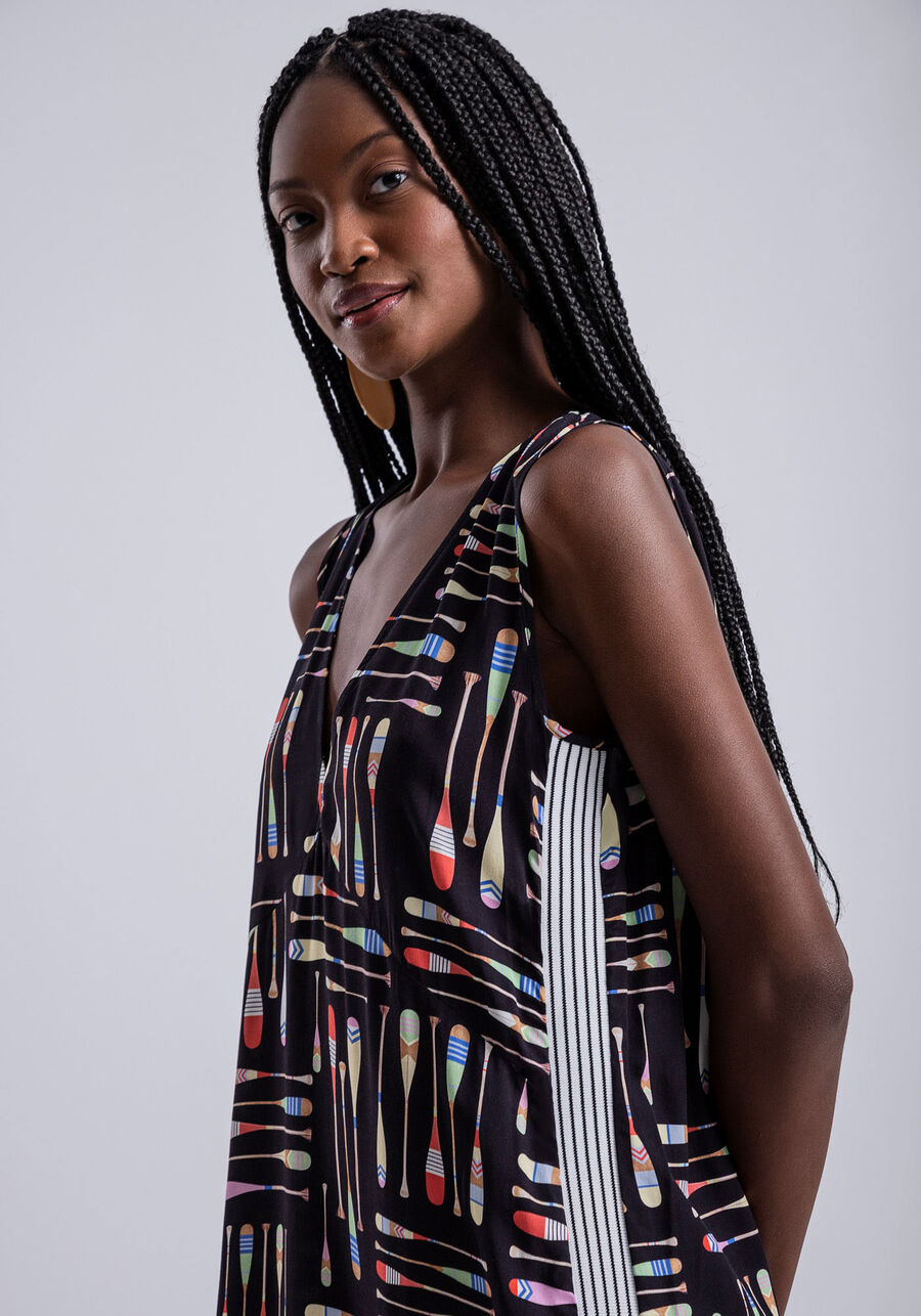 Robe Canoe Noir Lez a Lez