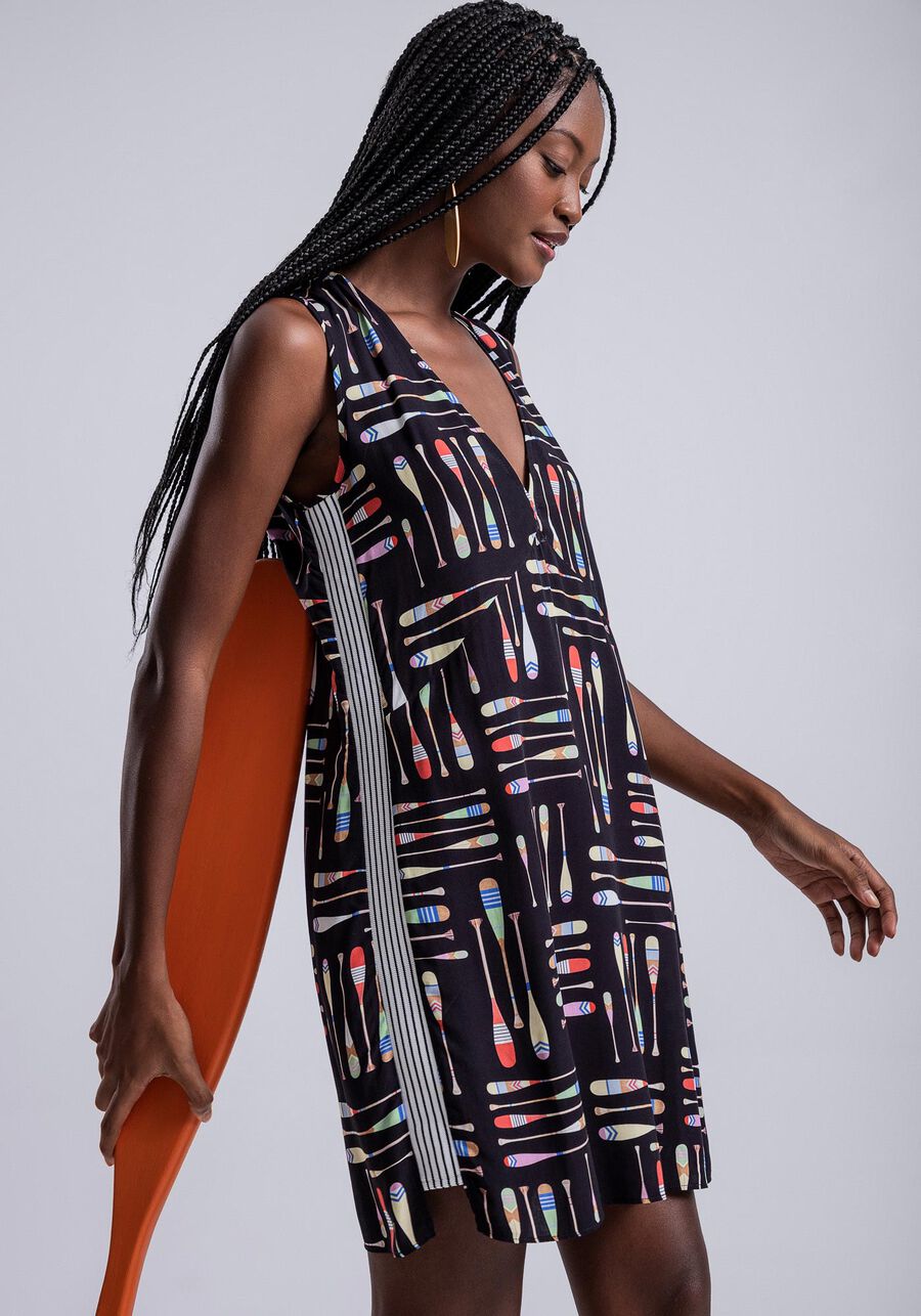 Robe Canoe Noir Lez a Lez