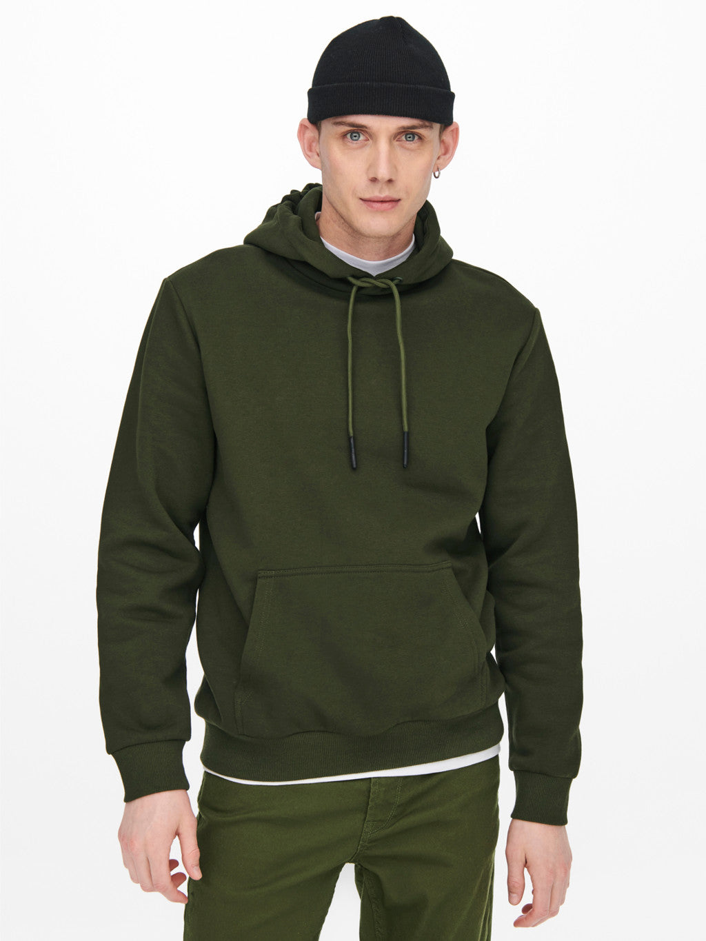 Chandail Ceres Hoodie Vert Only & Sons