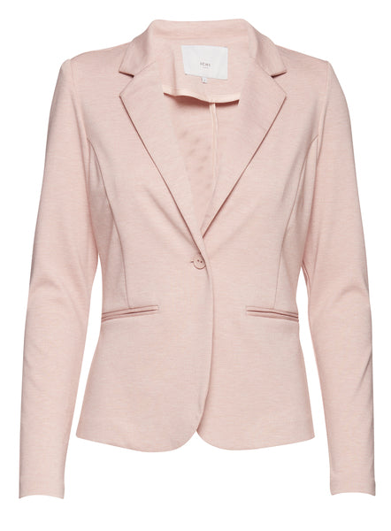 Ichi Kate Rose Smoke Melange Blazer
