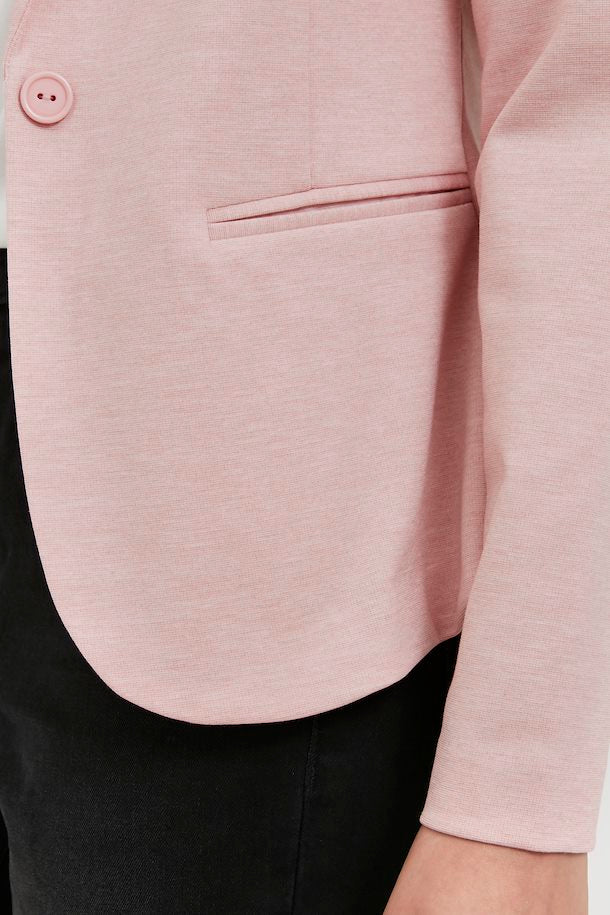 Ichi Kate Rose Smoke Melange Blazer