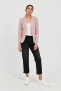Ichi Kate Rose Smoke Melange Blazer