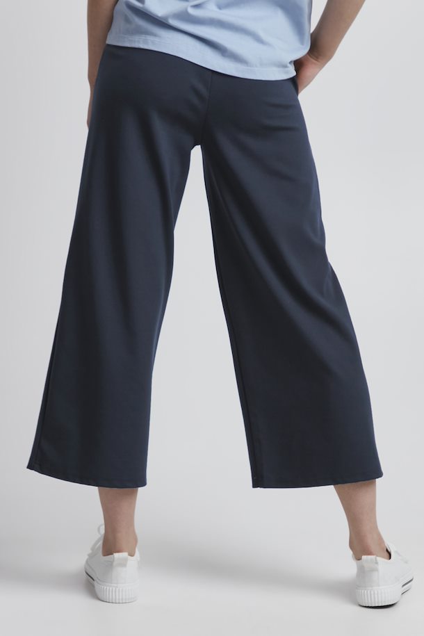 Kate Wide Trousers Total Eclipse Ichi